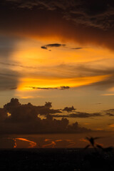 atardecer en el cerro