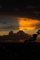 atardecer en el cerro