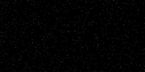 Obraz premium Winter black background for Christmas snowfall. White snow in the night sky. White snowflakes vector season winter Christmas.