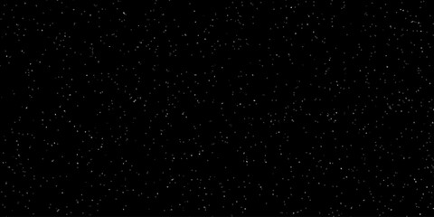 Obraz premium Winter black background for Christmas snowfall. White snow in the night sky. White snowflakes vector season winter Christmas.