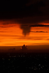 atardecer en el cerro