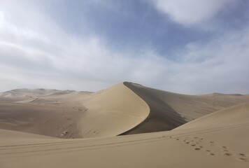 sand dunes in the desert