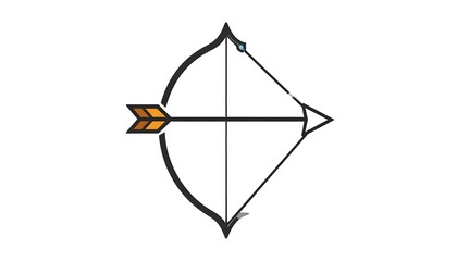 Simple archery icon