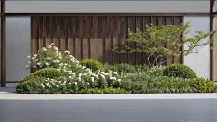 Serene Japanese Garden with Traditional Elements and Tranquil Atmosphere