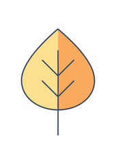 Green Leaf Icon Set – Botanical, Nature and Eco Friendly Vector Illustrations