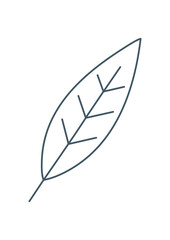 Green Leaf Icon Set – Botanical, Nature and Eco Friendly Vector Illustrations