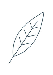 Green Leaf Icon Set – Botanical, Nature and Eco Friendly Vector Illustrations