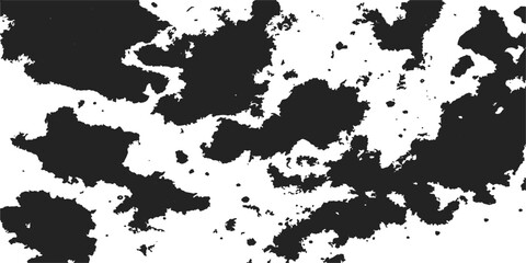 A vector illustration of a detailed black and white map of Europe with a black ink splat texture, Abstract watercolor grunge texture pattern with black splashes and stains