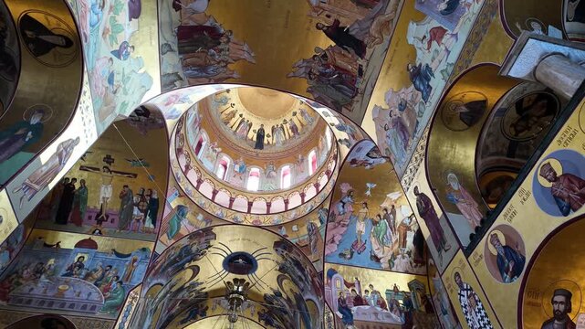 The Cathedral of the Resurrection of Christ in Podgorica, Montenegro, was built in 2013 and is the largest church in the country.
