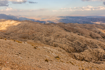 Mountainous landscape near Mount Nemrut, Turkey