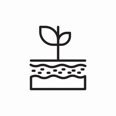 icon vector Plant growth