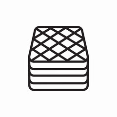 icon vector  mattress