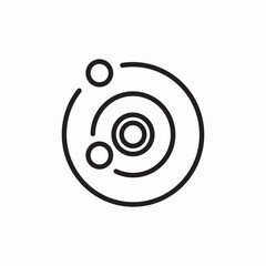 İcon vector galaxy Milky Way