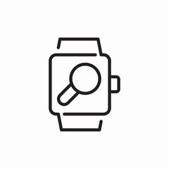 icon vector  watch modern 