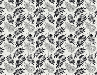 Vector leaf and Botanical illustration pattern