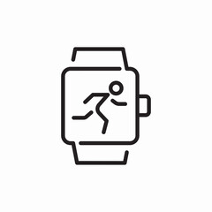 Icon vector sport watch 
