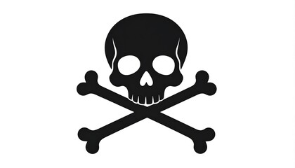Simple skull and crossbones graphic (1)