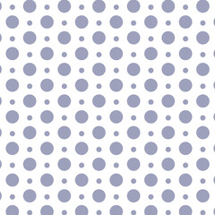 Polka dot seamless vector pattern design