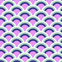 Japanese weave or fish scale seamless pattern design