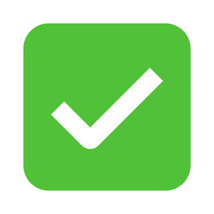 check mark icon button set. check box icon with right and wrong buttons and yes or no checkmark icons in green tick box and red cross. vector illustration
