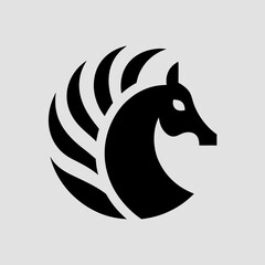 horse head silhouette