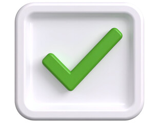 A vibrant green checkmark icon symbolizing approval, success, and positive outcomes in various contexts.