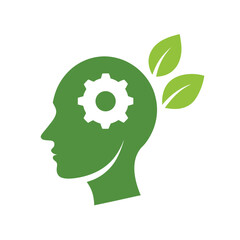  Eco-Mindful Thinking, Green Ideas and Sustainable Innovation. eco-friendly, mind, brain, thinking, growth, environment.