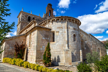 The Romanesque apse of the Church of Our Lady of the Assumption in Villabermudo, Palencia, Spain © Nandi Estévez