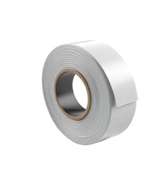 White adhesive tape roll studio shot, packaging