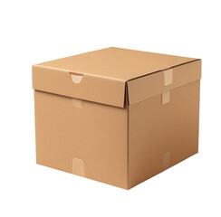 Sealed Cardboard Box, Storage, Warehouse, Background Blurred