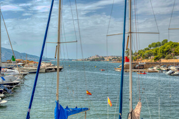 VIEW OF ALTEA FROM PORTO SENSO, ALTEA, ALICANTE