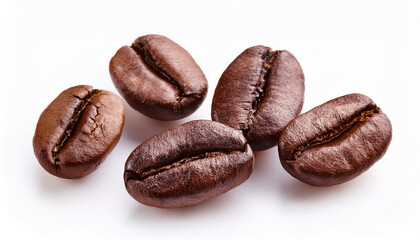 Obraz premium Coffee Bean Isolated On White Background