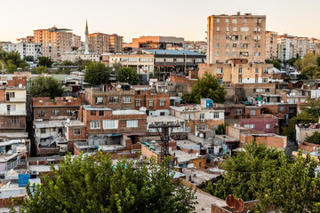 Fototapeta premium Skyline view of Diyarbakir, Turkey