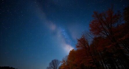 Snowfall envelops the city scape, creating a serene winter atmosphere in the early evening
