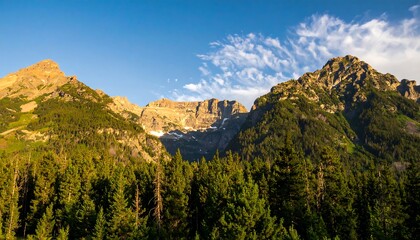 Mountain vista at sunset (2)