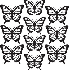 Abstract geometric composition with bold lines and vibrant color accents on a clean background