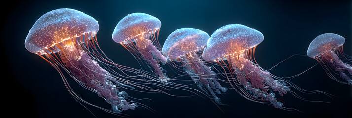 The Enchanting World of Glwing Jellyfish: Unveiling he Mysteries Behind Their ioluminescent Beauty and Eigmatic Oceans Dwelling Serets