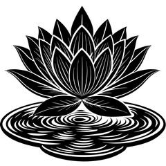 Majestic Fantasy Tree Silhouette with Birds and Elaborate Roots, Mythical Landscape