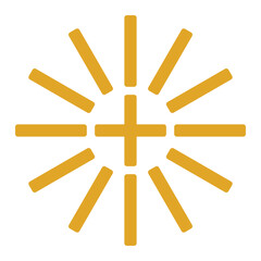 Target aim icon, archer sports game symbol. Game aiming sight dot pointer. Shoot sniper rifle focus cursor. Bullseye mark targeting. Isolated vector illustration.