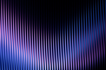 Abstract image showing vertical lines with a gradient of blue and pink on a gradient surface