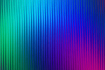 Vibrant gradient with vertical lines transitioning from green to blue and purple hues across the frame