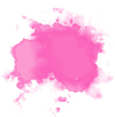 Watercolor stain decoration