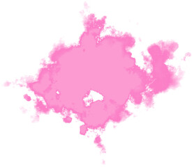 Watercolor stain decoration