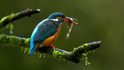 kingfisher on a branch