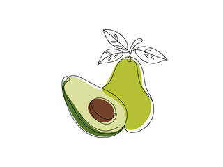 Minimalist line art illustration of abstract geometric shapes