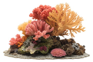 Coral isolated on AI Generated by PNG