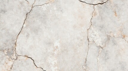 Fototapeta premium Captivating close up of weathered concrete texture with intricate cracks and subtle earthy tones, perfect for background design.