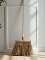Vintage old broom