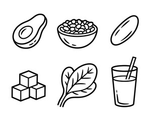 Abstract black and white geometric line art illustration