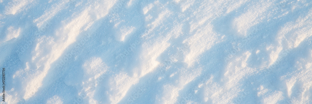 Canvas Prints beautiful winter background with snowy ground. natural snow texture. wind sculpted patterns on snow 